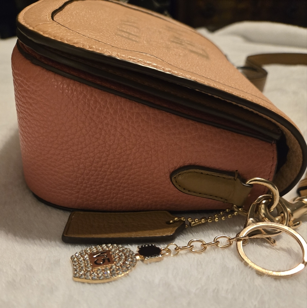 Coach Colorblock Horse And Carriage Saddle Crossbody Bag - Picture 4 of 13
